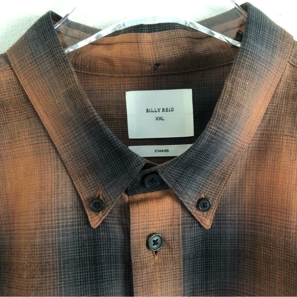 Billy Reid Shirt Tuscumbia Long Sleeve Cotton Shirt XXL - Picture 2 of 13